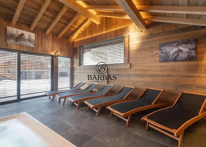 Le Grand Cerf Piscine Et Horská chata *