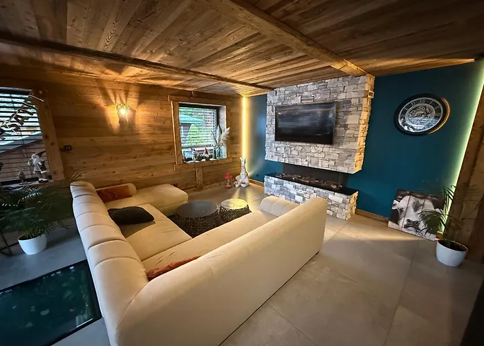 Le Grand Cerf Piscine Et Horská chata Xonrupt-Longemer